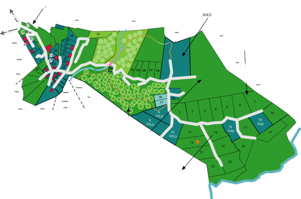 Manuel Antonio Estates 12 location in Manuel Antonio Estates community